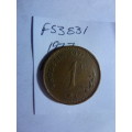 1977 Rhodesia 1 cent
