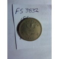 1964 Rhodesia  6 pence / 5 cent