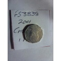 2001 Chile 1 peso
