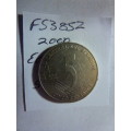 2000 Ecuador 5 centavos