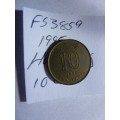 1995 Hong Kong 10 cents