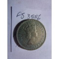 1975 Mauritius 1/2 rupee