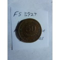 1957 Mozambique 50 centavos