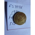 1974 France 5 centimes