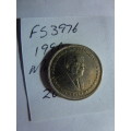 1990 Mauritius 20 cents