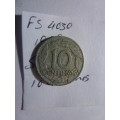 1959 Spain 10 centimos