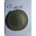 1957 (60) Spain 5 pesetas