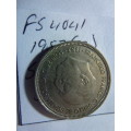 1957 (72) Spain 5 pesetas