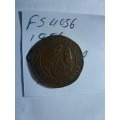 1956 Union of South Africa 1/4 penny