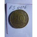 1968 France 10 centimes
