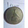 1964 Rhodesia 2 shilling / 20 cents