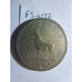 1964 Rhodesia 2 1/2 shilling / 25 cents
