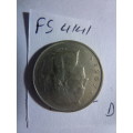 1967 Belgium 1 franc