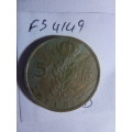 1973 Belgium 5 franc