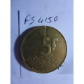 1993 Belgium 5 franc