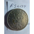 1988 Greece 10 drachmes