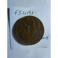 1936 Italy 10 centisimi