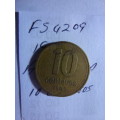 1992 Argentina 10 centavos