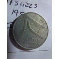 1951 Italy 10 lire