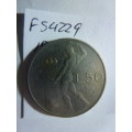 1955 Italy 50 lire