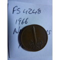 1966 Netherlands 1 cent