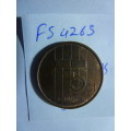 1996 Netherlands 5 cent