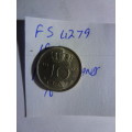 1962 Netherlands 10 cent