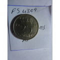 1951 Netherlands 25 cent