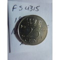 1969 Netherlands 25 cent