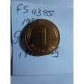 1990 Germany Federal Republic 1 pfennig