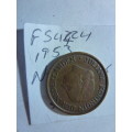 1953 Netherlands 5 cent