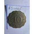 1978 Mauritius 10 cent