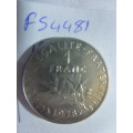 1978 France 1 franc