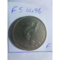 1923 Belgium 1 franc (french)