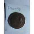 1953 Union of South Africa 1/4 penny