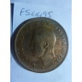 1939 Union of South Africa 1 penny