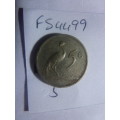 1969 Republic of South Africa 5 cent