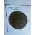 1972 Portugal 50 centavos