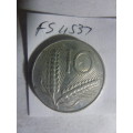 1955 Italy 10 lira