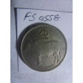 1977 Botswana 25 thebe