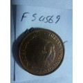 1970 Netherlands 5 cents