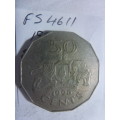 1996 Swaziland 50 cent