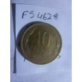 1999 Chile 10 pesos