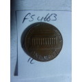 1985 United States of America 1 cent