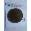 1939 Great Britain farthing (1/4 penny)