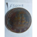 1935 Union of South Africa 1 penny