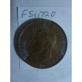 1947 Union of South Africa 1/2 penny