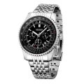MEGIR MENS STAINLESS STEEL DATE WATCH - **WORKING SUB-DIALS** - BOX INCLUDED!!!