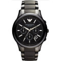 EMPORIO ARMANI AR1452 Men's Ceramica Chronograph Watch | BRAND NEW | BOX INCLUDED