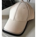 Personalised Embroidered Cap- CREAM - BRAND YOUR OWN NAME!! 10 on Auction!!